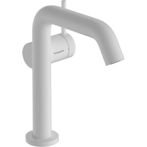 Hansgrohe Tecturis S Wastafelmengkraan - coolstart - afvoerplug -15.1cm uitloop - mat wit 73340700