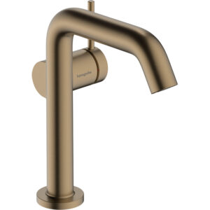 Hansgrohe Tecturis S Wastafelmengkraan - push to open waste - 13.9cm uitloop - geborsteld brons 73340140