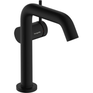 Hansgrohe Tecturis S Wastafelmengkraan - push to open waste - 13.9cm uitloop - zwart mat 73340670