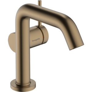 hansgrohe tecturis s wastafelmengkraan trekwaste 13cm uitloop geborsteld brons sw918687