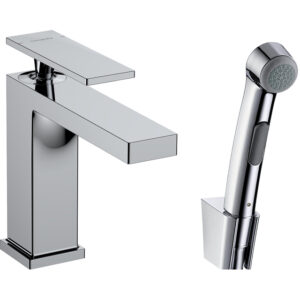 hansgrohe tecturis wastafelkraan bidet handdouche doucheslang 160cm 14.4cm uitloop chroom sw918729