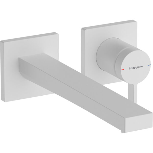 hansgrohe tecturis wastafelkraan inbouw mengkraan eengreeps 22.5cm uitloop wit sw918826