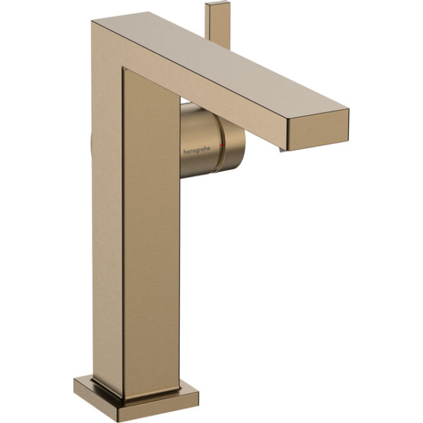 hansgrohe tecturis wastafelmengkraan zonder waste 15.7cm uitloop geborsteld brons sw918768