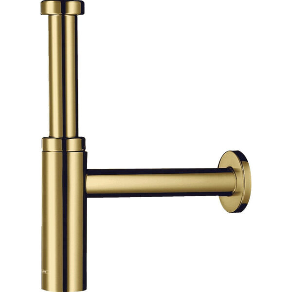 hansgrohe universeel flowstar s premium designbekersifon 5 4 m. muurbuis m. rozet polished gold sw358990