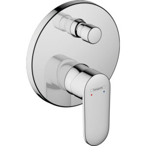 Hansgrohe Vernis afdekset badkraan beluchter met hendel chroom 71467000