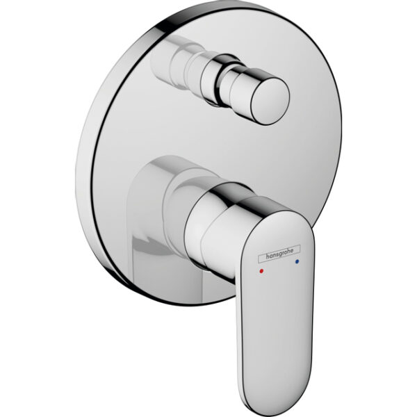 Hansgrohe Vernis afdekset badkraan beluchter met hendel chroom 71467000