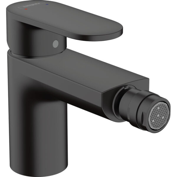 Hansgrohe Vernis bidetkraan met pop-up plug mat zwart 71210670