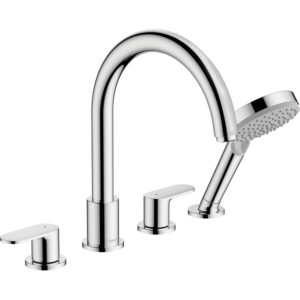 hansgrohe vernis blend afdekset badkraan 211mm 4 gats chroom sw651563