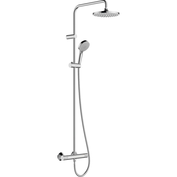 hansgrohe vernis blend showerpipe met thermostaat chroom sw647130