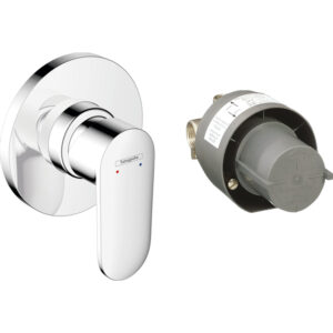 Hansgrohe Vernis eengreeps inbouw douchemengkraan set chroom 71663000