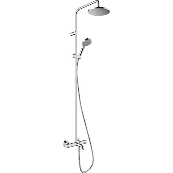 hansgrohe vernis showerpipe met badthermostaat chroom sw651723