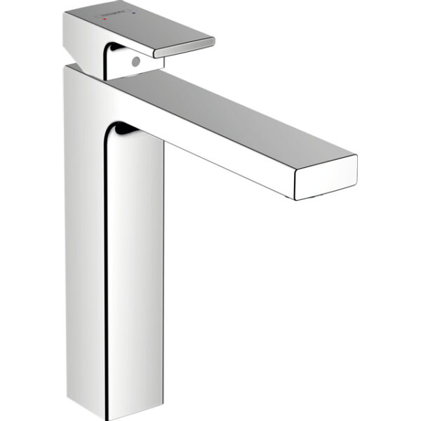 Hansgrohe Vernis wastafelkraan 110 highriser met waste chroom 71590000