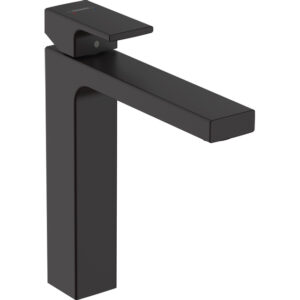 Hansgrohe Vernis wastafelkraan 110 highriser met waste mat zwart 71562670