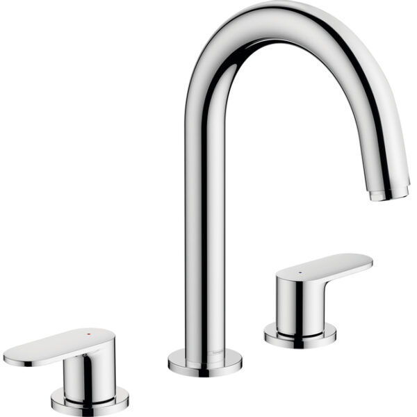 hansgrohe vernis wastafelkraan 166 met waste chroom sw651474