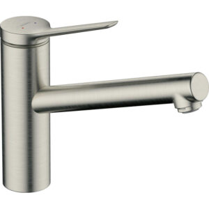 hansgrohe zesis eengreeps keukenmengkraan 150 1jet rvs look sw730028