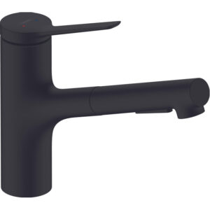 Hansgrohe Zesis keukenkraan 150 2jet matzwart 74820670