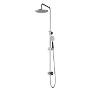 hotbath cobber m438 regendoucheset met omstel en 150cm doucheslang met 20cm ronde hoofddouche ronde handdouche chroom sw440799