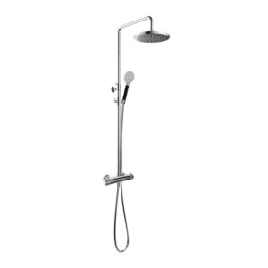 Hotbath Cobber X SDS9 thermostatische regendoucheset met 30cm ronde hoofddouche ronde handdouche chroom SDSX9CR15