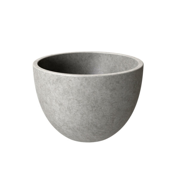 ideavit mini waskom 22.5x22.5x15cm rond concrete beton beige sw416486