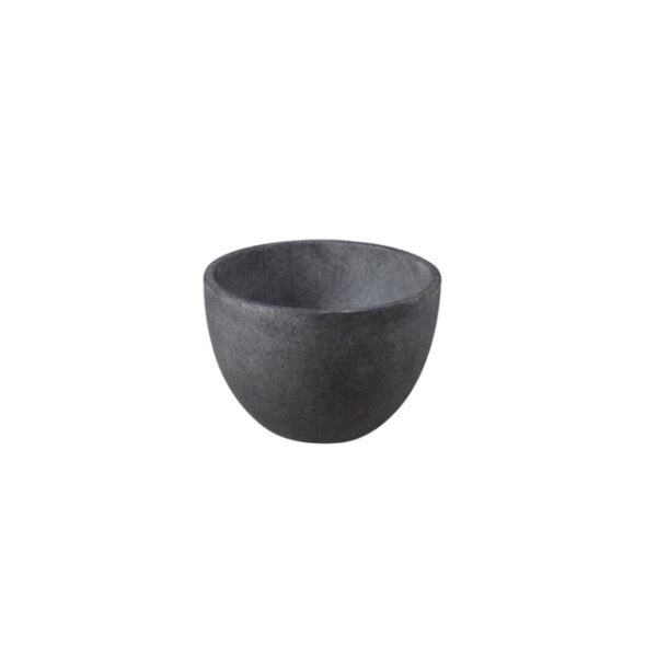 ideavit mini waskom 22.5x22.5x15cm rond concrete beton dark grey sw416487