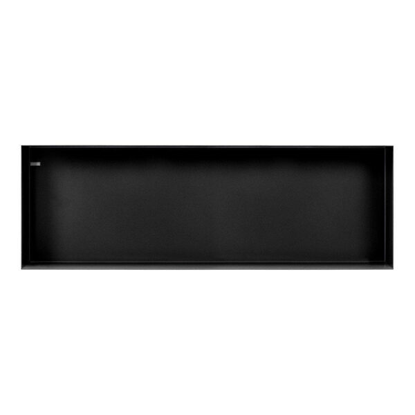 looox colour box inbouwnis 90x30x10cm rvs zwart mat outlet uden store23846