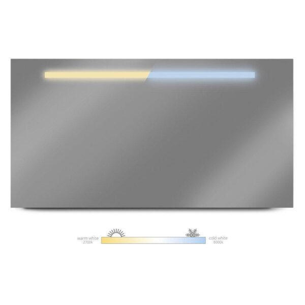 Looox M line spiegel - Met Cct Verlichting 160X60Cm SPCCT1600-600B