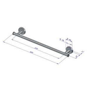 plieger como handdoekbeugel magnetisch 430mm chroom sw375359