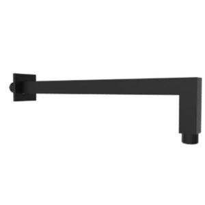 Plieger Napoli douchearm wandmontage voor hoofddouche vierkant 33cm mat zwart 800084BLACK