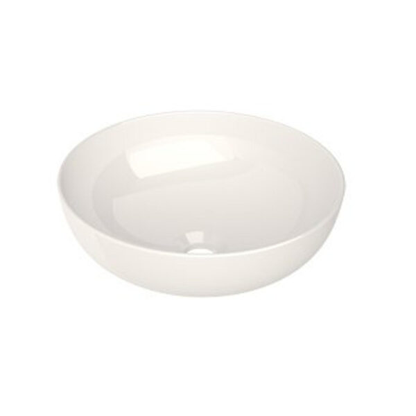 Plieger Round waskom - 38x38x13.6cm - glans wit 0271118