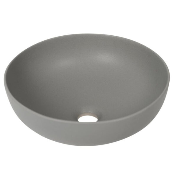 Plieger Round waskom - 38x38x13.6cm - mat grijs 1325003