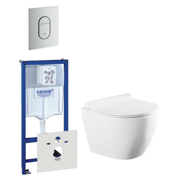 qeramiq salina compact toiletset bestaande uit inbouwreservoir 1