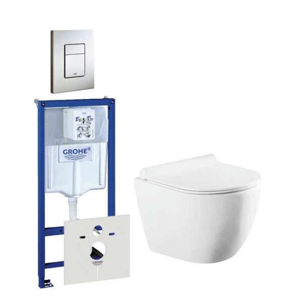 qeramiq salina compact toiletset bestaande uit inbouwreservoir 2