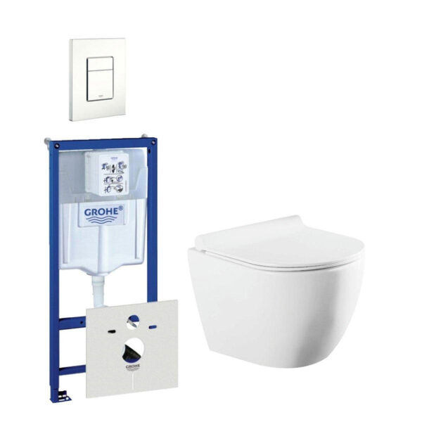 qeramiq salina compact toiletset bestaande uit inbouwreservoir 3