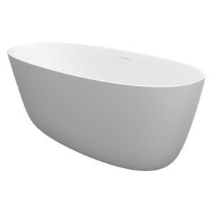 Riho Oval vrijstaand bad - 160x72cm - solid surface - mat wit B129001105