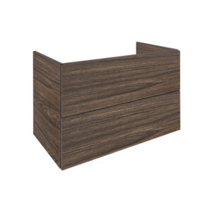 royal plaza intent wastafelonderkast 100x45x59cm 2 lades eiken bruin sw477387