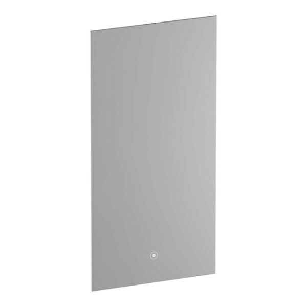 saniclass ambiance spiegel 40x80cm met verlichting rechthoek zilver sw721008