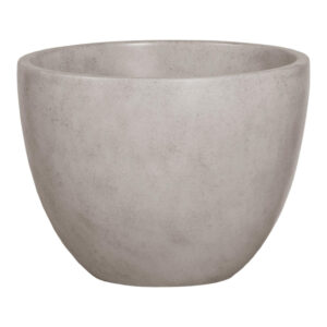 Saniclass Concrete Waskom opbouw - 36x36x28cm - zonder overloop - rond - beton 8034