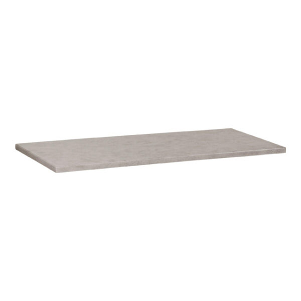 saniclass concrete wastafelblad 100x46x3cm zonder kraangat gecoat beton grijs gemeleerd sw416513