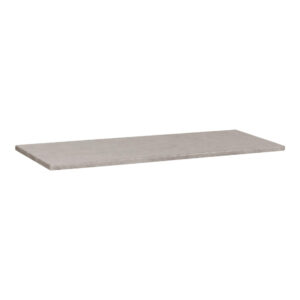 saniclass concrete wastafelblad 120x46x3cm zonder kraangat gecoat beton grijs gemeleerd sw416514