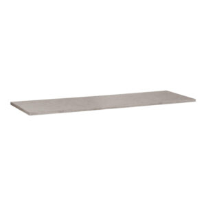 saniclass concrete wastafelblad 160x46x3cm zonder kraangat gecoat beton grijs gemeleerd sw416516