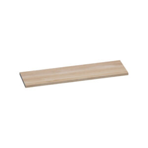 saniclass massief eiken wastafelblad 160x46x4cm zonder kraangat hout white oak sw371891