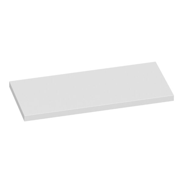 saniclass mdf wastafelblad 100x46x4cm zonder kraangat mdf hoogglans wit sw523226