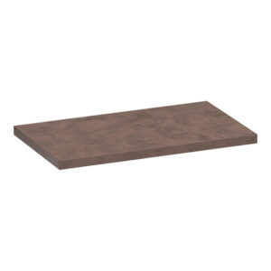 Saniclass MFC Wastafelblad - 80x46x4cm - zonder kraangat - MFC - Rusty TB-MFC80RU36