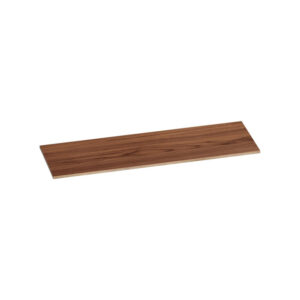 saniclass natural wood wastafelblad 140x46x2cm zonder kraangat hout natural walnut sw393118