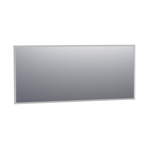 saniclass silhouette spiegel 160x70cm zonder verlichting rechthoek aluminium sw353744