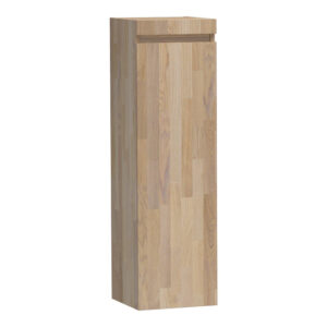 Saniclass Solution Badkamerkast - 120x35x35cm - 1 linksdraaiende deur - hout - grey oak HK-NWS120LGO