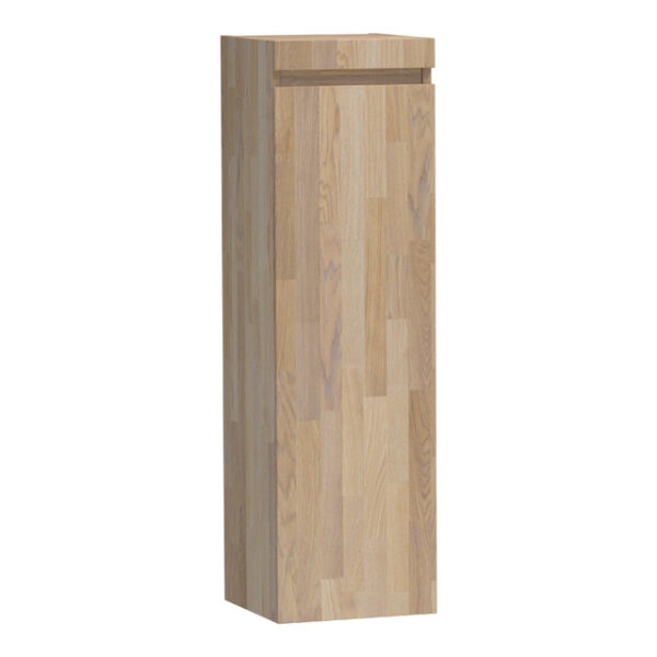 Saniclass Solution Badkamerkast - 120x35x35cm - 1 linksdraaiende deur - hout - grey oak HK-NWS120LGO