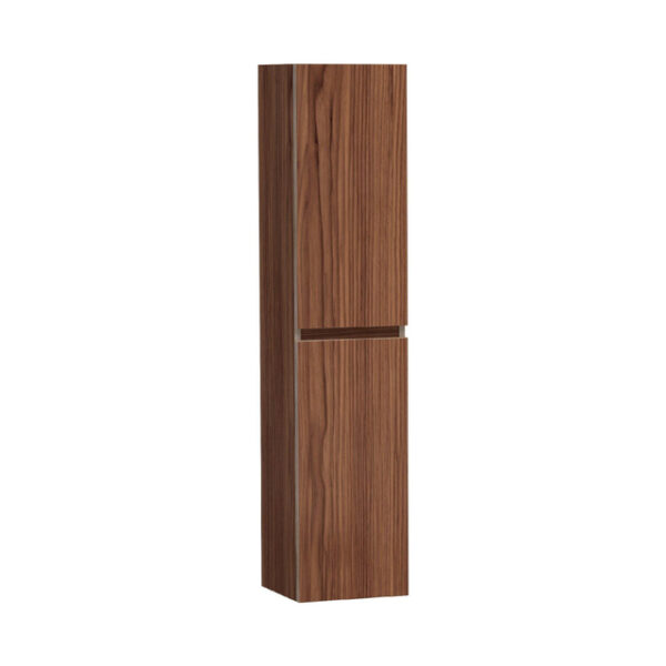 Saniclass Solution Badkamerkast - 160x35x35cm - 2 greeploze links- rechtsdraaiende deuren - hout - Natural walnut HK-WWS160NWA