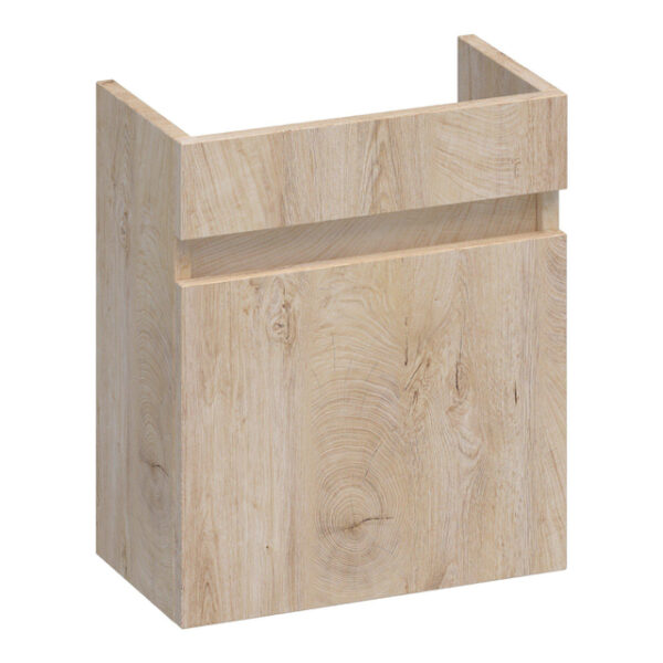 Saniclass Solution Fonteinonderkast - 40x45x22cm - 1 linksdraaiende deur - MFC - sahara FO-SLLSH