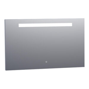 Saniclass Spiegel - 120x70cm - verlichting - aluminium 3889s